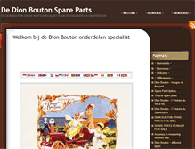 Tablet Screenshot of dionbouton-spareparts.com